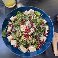 Tasty salad   at Veganaki in Athens