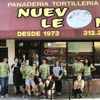 Chicago Animal Save activists show some love to Panaderia Nuevo Leon! at Panaderia Nuevo Leon in Chicago