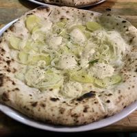 The potato-onion pizza with rosemary at La Stella Nera in Berlin