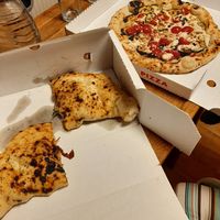 calzone & zucchine bianco at La Stella Nera in Berlin