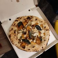 This taste 100% times better then it looks at La Stella Nera in Berlin