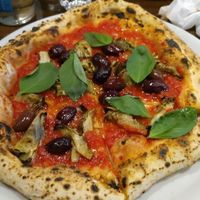 Amazing pizza at La Stella Nera in Berlin