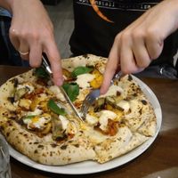 Another amazing pizza at La Stella Nera in Berlin