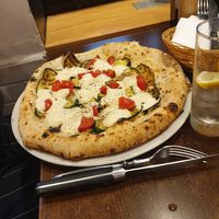 Zucchini Pizza at La Stella Nera in Berlin