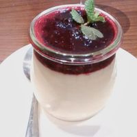 Panna cotta at La Stella Nera in Berlin