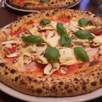 Radicchio pizza at La Stella Nera in Berlin