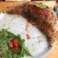 calzone at La Stella Nera in Berlin