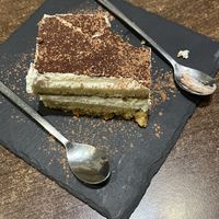 Vegan tiramisu - nice, but a little more like a cake and not really had that typical soaked in coffee flavour   at La Stella Nera in Berlin