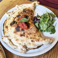 Calzone at La Stella Nera in Berlin