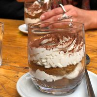 Vegan tiramisu  at La Stella Nera in Berlin