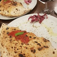 Calzone at La Stella Nera in Berlin