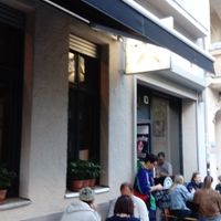 Seating outside and enjoying... at La Stella Nera in Berlin