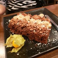 Chocolate cake at La Stella Nera in Berlin