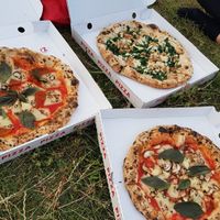 Delicious pizzas! at La Stella Nera in Berlin