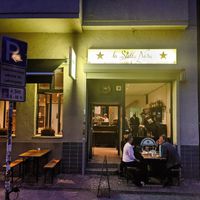 Outside of La Stella Nera at La Stella Nera in Berlin