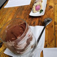 Tiramisu and canolli at La Stella Nera in Berlin