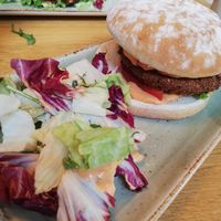 Veganer Burger at Peter Pane in Oldenburg