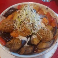 Betenjan plate vegan at Pittaria - Falkenplatz in Bern