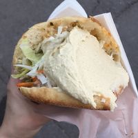 Pitta with Falafel and Hummus at Pittaria - Falkenplatz in Bern