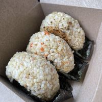onigiris  at Obon Shokudo in Portland