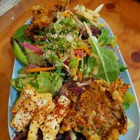 Udon salad at Obon Shokudo in Portland