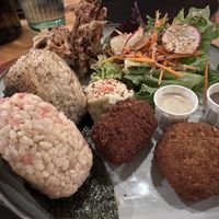 Combo Box with Onigiri  at Obon Shokudo in Portland