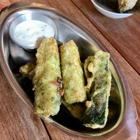 Zucchini Tempura - DELICIOUS! 😋   at Obon Shokudo in Portland
