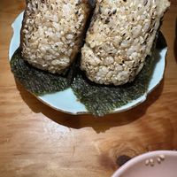 I got the leek and my hubby had the garlic. Both were not for our palette by far    at Obon Shokudo in Portland