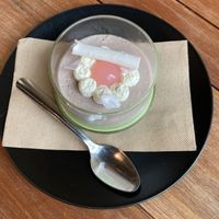 Panna cotta (divine)  at Obon Shokudo in Portland