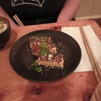 Spicy AF tofu at Obon Shokudo in Portland