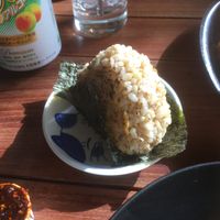 Onigiri  at Obon Shokudo in Portland