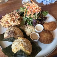 Combo plate  at Obon Shokudo in Portland