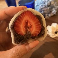 Strawberry daifuku   at Obon Shokudo in Portland