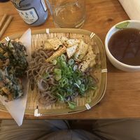 Dipping udon  at Obon Shokudo in Portland