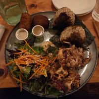 Combo plate at Obon Shokudo in Portland