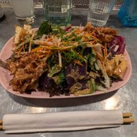 Udon salad at Obon Shokudo in Portland