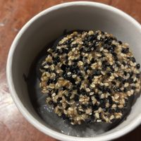 Black sesame panna cotta  at Obon Shokudo in Portland