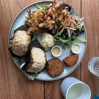 Combo plate  at Obon Shokudo in Portland