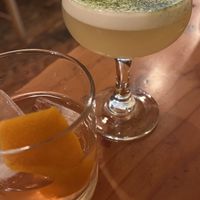 Marimo Sour & Toki Old Fashioned  at Obon Shokudo in Portland