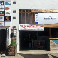Building entrance at Obon Shokudo in Portland