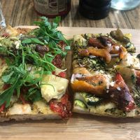 Pizza by the slice at Pizz'arome in Strasbourg