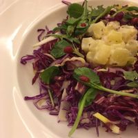 Salad at Mater Terrae in Rome