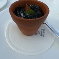 Free carrot dip starter for the bread  at Mater Terrae in Rome