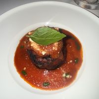 Eggplant parmigiana   at Mater Terrae in Rome