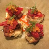 Starter (pomodoro & anguria) at Sense Eat in Paris