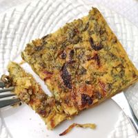 quiche at Veganeats Caffe in Lisbon