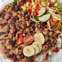 dish of the day at Veganeats Caffe in Lisbon