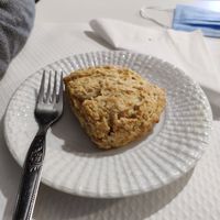 Scone, fluffy and not too dry, just perfect at Veganeats Caffe in Lisbon