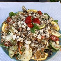 Smoked tofu salad!  at Veganeats Caffe in Lisbon