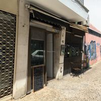 outside  at Veganeats Caffe in Lisbon